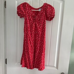 Old Navy Red Floral Kids Dress
